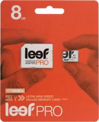 LEEF PRO microSDHC Class 10 UHS-I U1 8GB + SD adapter