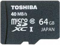 Toshiba MicroSDXC 64Gb Class 10 + SD адаптер