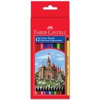 Faber-Castell Карандаши цветные Faber-Castell, 12 цветов (картонная упаковка)