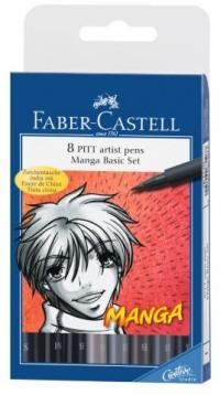 Faber-Castell Ручки капиллярные "Manga", 8 цветов