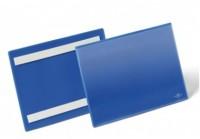 Durable Карман cамоклеящийся для маркировки, A5, горизонтальный, синий