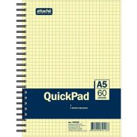 Attache Selection Бизнес-тетрадь "QuickPad", А5, 60 листов, клетка, желтая