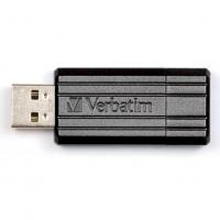Verbatim PinStripe 32Гб, Черный, пластик, USB 2.0