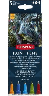 Derwent Набор капиллярных ручек &quot;Paint Pen №2&quot;, 5 штук