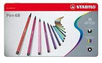 STABILO Фломастеры "Pen 68", 30 цветов