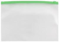 Hatber Папка-конверт пластиковая, на молнии, А4, прозрачная