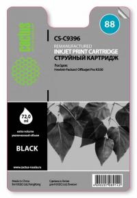 Cactus Картридж струйный CS-C9396 №88 черный (72мл)