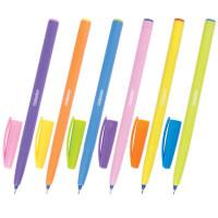 ПИФАГОР Ручка шариковая масляная "Пифагор", безопасный корпус, узел 0,6 мм, линия 0,3 мм, синяя