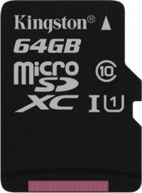 Kingston Карта памяти Micro SDXC 64GB Class 10 SDC10G2/64GBSP