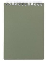Hatber Блокнот "Metallic", А7, 80 листов, клетка, темно-зеленый