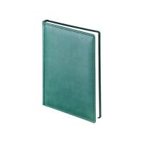 Альт Ежедневник датированный "Velvet", А5+, 168 листов, зеленый