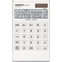Assistant Калькулятор "AC-2326", 12 разрядов, 182х117х9 мм, цвет белый