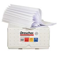 Drescher Бумага самокопирующая с перфорацией, белая, 420х305 мм (12"), 2-слойная, 900 комплектов