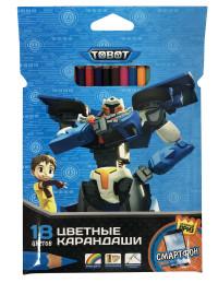 Young Toys Карандаши цветные "Tobot", 18 цветов