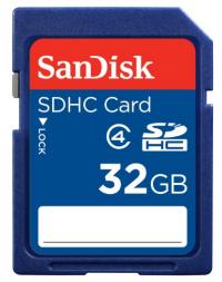 Sandisk SDHC 32Gb Class 4