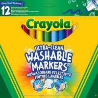 Crayola Смываемые фломастеры &quot;Супер чисто&quot;, 12 штук