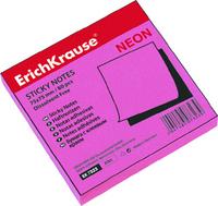 ErichKrause Бумага с клеевым краем 75х75 мм, неон розовая