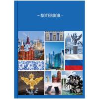 OfficeSpace Бизнес-блокнот "Россия. Коллаж", А4, 160 листов
