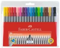 Faber-Castell Ручки капиллярные "Grip Finepen", 0,4 мм, 20 цветов
