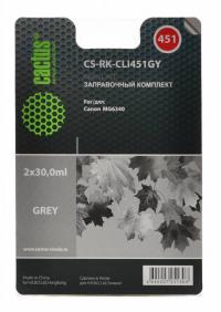 Cactus Заправочный набор CS-RK-CLI451GY серый (2x30мл)