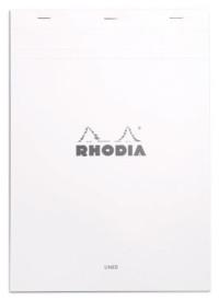 Rhodia Блокнот "Basics", белый, 21x29,7 см, линейка, 80 л