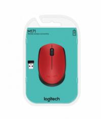 Logitech Мышь M171 красный 910-004641