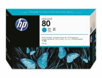 HP Картридж Hewlett Packard (HP) "80 Cyan Ink Cartridge C4872A", голубой