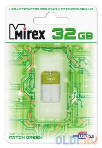 Mirex Флеш накопитель 32GB Arton, USB 2.0, Зеленый