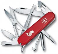 Victorinox Нож перочинный Fisherman 1.4733.72 91мм 17 функций красный с логотипом рыба