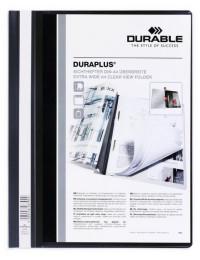 Durable Папка-скоросшиватель "Duraplus", А4, синяя