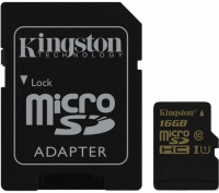 Kingston microSD 16Gb Class10 + adapter