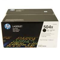 HP Картридж лазерный Hewlett Packard (HP) "Color LaserJet CE250XD Black Dual Print Cartridge", чёрный, 2 штуки (количество товаров в комплекте: 2)