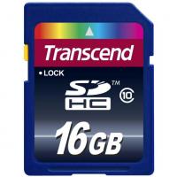 Transcend 16GB SDHC Class 10 SDHC, 16Гб, Class 10