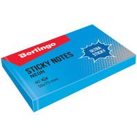 Berlingo Самоклеящийся блок "Ultra Sticky", 50x75 мм, 80 листов, синий неон