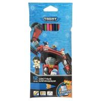 Young Toys Карандаши цветные "Tobot", 12 цветов