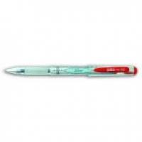 Index Ручка гелевая "Silver", пластиковый корпус, красная, 0,5 мм