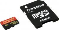 Transcend micro SDHC 8GB Class 10 UHS-I Ultimate 600x + adapter