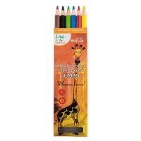 Kanzy Набор цветных карандашей "Kanzy. JUMBO", арт. BKRJ-06, 6 цветов