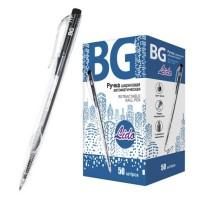 BG (Би Джи) Ручка шариковая автоматическая "Lido", 0,7 мм, черная