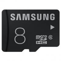 Samsung Micro SecureDigital 8Gb SDHC  Basic class10 (MB-MA08DRU) + адаптер SD