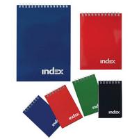 Index Блокнот "Index", на гребне, красный, А5, 40 листов в клетку