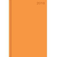 Канц-Эксмо Ежедневник датированный на 2018 год "Оранжевый", А5, 176 листов