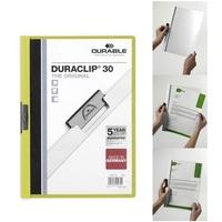 Durable Папка с клипом "Duraclip Original 30", 30 листов, зеленая