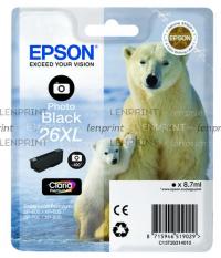 Epson C13T26314010 картридж черный фото XL, № 26XL