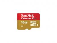 Sandisk Карта памяти Micro SDHC 16Gb Class 10 Extreme Pro SDSDQXP-016G-X46