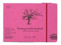 Smiltainis Скетчбук для эскизов "Drawing #authenticbook" с резинкой, 24,5x18,7 см, 32 л