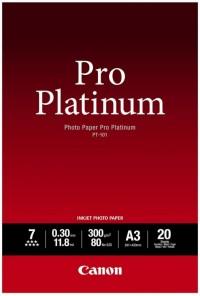 Canon Фотобумага профессиональная глянцевая "Pro Platinum", 300 г/м2, A4, 20 листов