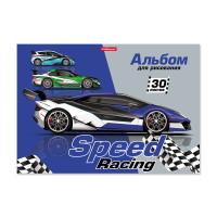 ErichKrause Альбом для рисования "Speed Racing", А4, 30 листов