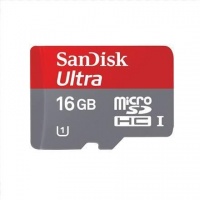 Sandisk MicroSDHC 16Gb Ultra Class10 + SD Adapter + Memory Zone Android App