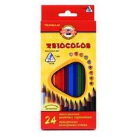 Koh-I-Noor Карандаши цветные "Triocolor", 24 цвета